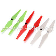 WLtoys V393 RC Quadcopter parts-11 Upgrade Main rotor baldes(2x Green,2X Red,2X White)