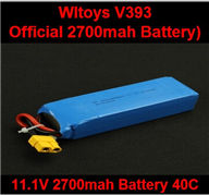 WLtoys V393 RC Quadcopter parts-14 Official 11.1V 2700MAH Battery for WLtoys V303 V393