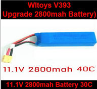 WLtoys V393 RC Quadcopter parts-15 Upgrade 11.1v 2800mah battery ,Can be used for V303 V393,SH CX-20 Quadcopter