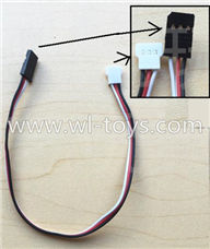 WLtoys V393 RC Quadcopter parts-43 Plug wire with Two plug for the PTZ