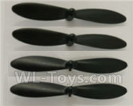 Wltoys Q676 Parts-03-01 Propellers,Main rotor blades(4pcs),Wltoys Q676 RC Quadcopter Drone Spare Parts Accessories,Wltoys Model Q676 Replacement Accessories