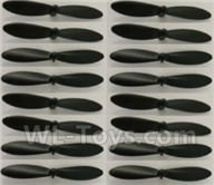 Wltoys Q676 Parts-03-02 Propellers,Main rotor blades(16pcs),Wltoys Q676 RC Quadcopter Drone Spare Parts Accessories,Wltoys Model Q676 Replacement Accessories