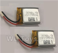 Wltoys Q676 Parts-06-02 3.7V 450mAh 20C Battery(902530)-2pcs,Wltoys Q676 RC Quadcopter Drone Spare Parts Accessories,Wltoys Model Q676 Replacement Accessories