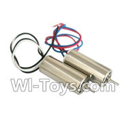 Wltoys Q242 Q242G DQ242 Q242K Parts-10 rotating Motor with red and blue wire(1pcs-CW) & Reversing-rotating Motor with black and white wire(1pcs-CCW) For WLTOYS DQ242 Q242 Q242G Q242K RC Quadcopter parts RC Drone parts