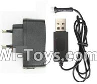 Wltoys Q242 Q242G DQ242 Q242K Parts-22 USB-to-Socket conversion plug & USB Charger wire For WLTOYS DQ242 Q242 Q242G Q242K RC Quadcopter parts RC Drone parts
