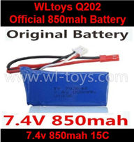Wltoys Q202 Quadcopter parts-36 Official 7.4v 850mah battery