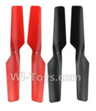 Wltoys Q222K Q222G Parts-07 Propellers, Main rotor blades(4pcs),Wltoys Q222K Q222G RC Drone Spare parts,Q222K RC Quadcopter Accessories,Q222G headless mode Replacement parts