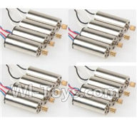 Wltoys Q222K Q222G Parts-23 rotating Motor with red and Blue wire(8pcs) & Reversing-rotating Motor with Black and white wire(8pcs),Wltoys Q222K Q222G RC Drone Spare parts,Q222K RC Quadcopter Accessories,Q222G headless mode Replacement parts