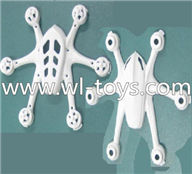 Wltoys Q272 Parts-01 Uppper and Bottom shell cover,canopy Wl toys Q272 RC Quadcopter Q272 UFO Parts