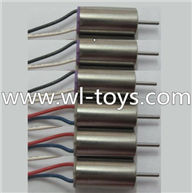 Wltoys Q272 Parts-06 Main motor with Red and Blue wire(3pcs) & Main motor with White and Black wire(3pcs) Wl toys Q272 RC Quadcopter Q272 UFO Parts