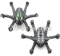 Wltoys Q282 Q282G Q282J parts-04 Upper and Bottom shell cover,Uppper canopy-Black For WLTOYS Q282 RC Quadcopter parts RC Drone parts