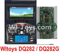 Wltoys Q282 parts-28 Transmitter And Circuit board(Include the 5.8G Image Return Display,Can only be used For DQ282 DQ282G Quadcopter) For WLTOYS Q282 RC Quadcopter parts RC Drone parts