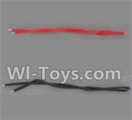Wltoys Q303 Spare parts-33 Motor wire(1x Red and 1x Black),Wltoys Q303 RC Quadcopter Drone Spare Parts Accessories,Wltoys Model Q303-A Q303-B Q303-C Replacement Accessories