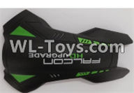 Wltoys Q323 Parts-02 Upper body shell cover,Wltoys Q323 RC Quadcopter Drone Spare Parts Accessories,Wltoys Model Q323-B Q323-C Q323-E Replacement Accessories