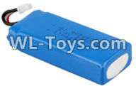 Wltoys Q323 Parts-10-01 Q323-11 7.4V 2300MAH Battery(1pcs),Wltoys Q323 RC Quadcopter Drone Spare Parts Accessories,Wltoys Model Q323-B Q323-C Q323-E Replacement Accessories