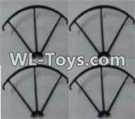 Wltoys Q323 Parts-12 Outer protect frame(4pcs),Wltoys Q323 RC Quadcopter Drone Spare Parts Accessories,Wltoys Model Q323-B Q323-C Q323-E Replacement Accessories