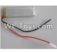 Wltoys Q323 Parts-49 3.7V 500MAH 721855 Battery,Wltoys Q323 RC Quadcopter Drone Spare Parts Accessories,Wltoys Model Q323-B Q323-C Q323-E Replacement Accessories