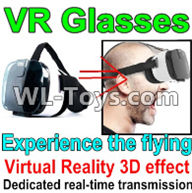 Wltoys Q323 Parts-52 3D VR Glassess-It suit 4-6.5 inches phone,2,000,000 pixels,You can experience the flying feeling,Wltoys Q323 RC Quadcopter Drone Spare Parts Accessories,Wltoys Model Q323-B Q323-C Q323-E Replacement Accessories