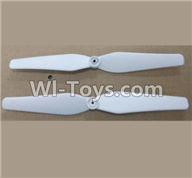 Wltoys Q333 Spare Parts-27-01 Propellers,Main rotor blades(2pcs)-White,Wltoys Q333 RC Quadcopter Drone Spare Parts Accessories,Wltoys Model Q333 Replacement Accessories