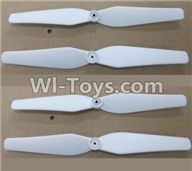 Wltoys Q333 Spare Parts-27-03 Propellers,Main rotor blades(4pcs)-White,Wltoys Q333 RC Quadcopter Drone Spare Parts Accessories,Wltoys Model Q333 Replacement Accessories