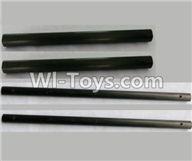 Wltoys Q333 Spare Parts-31-01 carbon fiber tube A(φ10X128mm-2pcs) & arbon fiber tube B(φ8X196mm-2pcs),Wltoys Q333 RC Quadcopter Drone Spare Parts Accessories,Wltoys Model Q333 Replacement Accessories