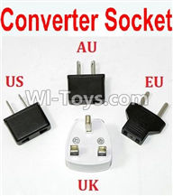 Wltoys Q333 Spare Parts-52 Standard Adapter Universal Converter Socket(You can shoose AU,US,EU,UK Version),Wltoys Q333 RC Quadcopter Drone Spare Parts Accessories,Wltoys Model Q333 Replacement Accessories