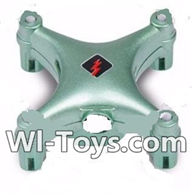 Wltoys Q343 Spare Parts-02 Upper and Bottom shell cover cover-Gray,Wltoys Q343 RC Quadcopter Drone Spare Parts Accessories,Wltoys Model Q343 Q343B Q343C Replacement Accessories