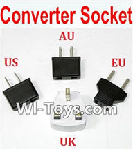Wltoys Q343 Spare Parts-10-04 Standard Adapter Universal Converter Socket(You can choose AU,US,EU,UK Version),Wltoys Q343 RC Quadcopter Drone Spare Parts Accessories,Wltoys Model Q343 Q343B Q343C Replacement Accessories