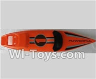Wltoys Q353 Spare Parts-02 Upper shell cover,Upper canopy-Orange,Wltoys Q353 RC Quadcopter Drone Spare Parts Accessories,Wltoys Model Q353 Aeroamphibious Air Land Sea Mode Replacement Parts