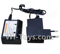 Wltoys Q353 Spare Parts-11-03 Official charger and balance charger(Can charge 1 battery at the same time),Wltoys Q353 RC Quadcopter Drone Spare Parts Accessories,Wltoys Model Q353 Aeroamphibious Air Land Sea Mode Replacement Parts
