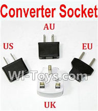 Wltoys Q353 Spare Parts-11-05 Standard Adapter Universal Converter Socket(You can choose AU,US,EU,UK Version),Wltoys Q353 RC Quadcopter Drone Spare Parts Accessories,Wltoys Model Q353 Aeroamphibious Air Land Sea Mode Replacement Parts