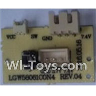 Wltoys Q353 Spare Parts-13 Charger board,Wltoys Q353 RC Quadcopter Drone Spare Parts Accessories,Wltoys Model Q353 Aeroamphibious Air Land Sea Mode Replacement Parts