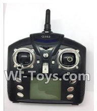 Wltoys Q353 Spare Parts-23-01 Remote control,Transmitter,Wltoys Q353 RC Quadcopter Drone Spare Parts Accessories,Wltoys Model Q353 Aeroamphibious Air Land Sea Mode Replacement Parts