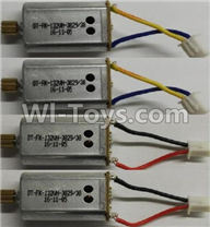 Wltoys Q393 Spare Spare Parts-24-01 Reversing-rotating Motor with Black and Yellow wire(2pcs) & rotating Motor with red and Black wire(2pcs),Wltoys Q393 Q393-A Q393-C Q393-E RC Quadcopter Drone Spare Parts Accessories,Wltoys Model Q393 Replacement Accesso