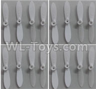 Wltoys Q606 Spare parts-04-02 Main rotor blades,Propellers(16pcs),Wltoys Q606 RC Quadcopter Drone Spare Parts Accessories,Wltoys Model Q616 Mini Drone Replacement Accessories