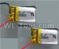Wltoys Q606 Spare parts-14-02 Official 3.7V 150MAH Battery(2pcs),Wltoys Q606 RC Quadcopter Drone Spare Parts Accessories,Wltoys Model Q616 Mini Drone Replacement Accessories