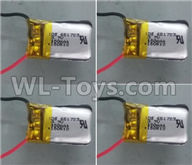 Wltoys Q606 Spare parts-14-03 Official 3.7V 150MAH Battery(4pcs),Wltoys Q606 RC Quadcopter Drone Spare Parts Accessories,Wltoys Model Q616 Mini Drone Replacement Accessories