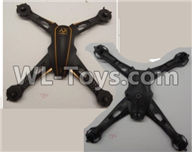 Wltoys Q616 Parts-01-01 Upper and bottom shell cover,Wltoys Q616 RC Quadcopter Drone Spare Parts Accessories,Wltoys Model Q616 Replacement Accessories