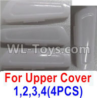 Wltoys Q616 Parts-03-01 Number 1.2.3.4 lamp cover for the Upper shell cover(4pcs),Wltoys Q616 RC Quadcopter Drone Spare Parts Accessories,Wltoys Model Q616 Replacement Accessories