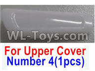 Wltoys Q616 Parts-06 Number 4 Front Left lamp cover for the Upper shell cover,Wltoys Q616 RC Quadcopter Drone Spare Parts Accessories,Wltoys Model Q616 Replacement Accessories