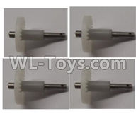Wltoys Q616 Parts-18-01 Main gear with hollow pipe(4pcs),Wltoys Q616 RC Quadcopter Drone Spare Parts Accessories,Wltoys Model Q616 Replacement Accessories