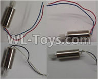 Wltoys Q616 Parts-19-01 Main motor with Red and Blue wire(2pcs) & Main motor with Black and White wire(2pcs)-Total 2x L50 And 2X L70,Wltoys Q616 RC Quadcopter Drone Spare Parts Accessories,Wltoys Model Q616 Replacement Accessories
