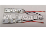 Wltoys Q616 Parts-25 Front light board group(2 set),Wltoys Q616 RC Quadcopter Drone Spare Parts Accessories,Wltoys Model Q616 Replacement Accessories