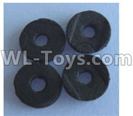 Wltoys Q616 Parts-29 Gasket-8x2x1.5mm(4 set)-Black ,Wltoys Q616 RC Quadcopter Drone Spare Parts Accessories,Wltoys Model Q616 Replacement Accessories