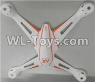 Wltoys Q696 Parts-01-02 Upper body shell cover,Wltoys Q696 RC Quadcopter Drone Spare Parts Accessories,Wltoys Model Q696 Replacement Accessories