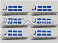 Wltoys Q696 Parts-08-03 7.4V 2600mAh Battery(6 pcs),Wltoys Q696 RC Quadcopter Drone Spare Parts Accessories,Wltoys Model Q696 Replacement Accessories