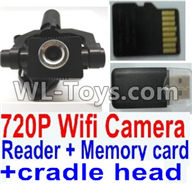 Wltoys Q696 Parts-37 Q696-12 720P Wifi camera assembly(Include Wifi function),Wltoys Q696 RC Quadcopter Drone Spare Parts Accessories,Wltoys Model Q696 Replacement Accessories