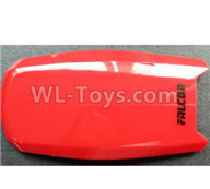Wltoys Q818 Parts-Upper body shell cover-Red-Q818-02,Wltoys Q818 Parts,Wltoys Q818 RC Drone Parts