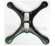 Wltoys-Q838-E Upper Body shell cover Parts-Black-Q838-E-02,Wltoys Q838-E Parts,Wltoys Q838-E RC Drone Parts