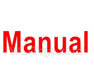 Wltoys-Q838-E English Manual,Wltoys Q838-E Parts,Wltoys Q838-E RC Drone Parts
